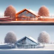 Comportamento di un edificio in legno nella stagione estiva e in quella invernale
